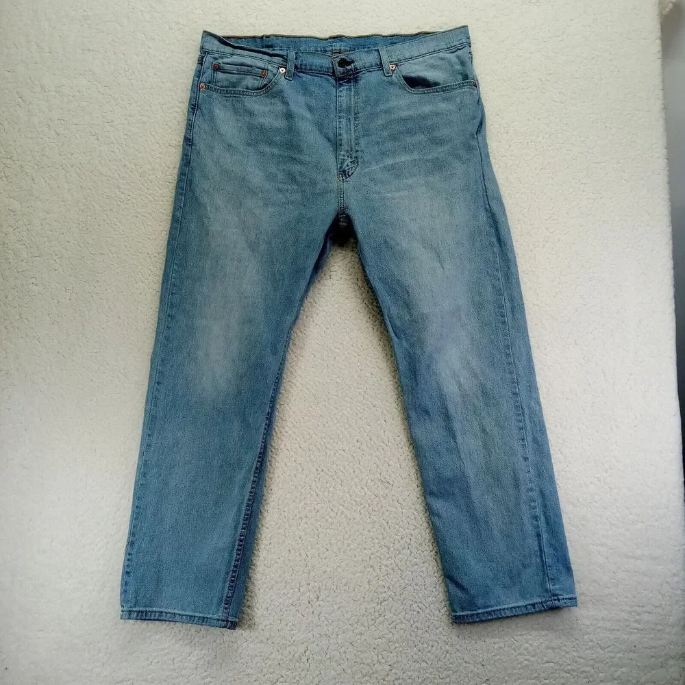 Levis 505 Jeans Mens‎ 40x30 Regular Fit Straight Denim Cotton Blend